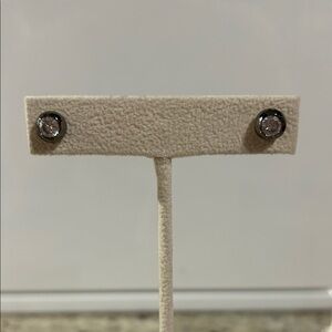 Stella & Dot Silver Stud Earrings